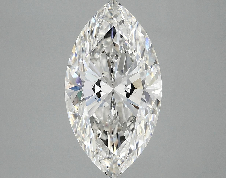 3.51 Carat Marquise Shaped Excellent Cut SI1 IGI Certified Lab Grown Diamond