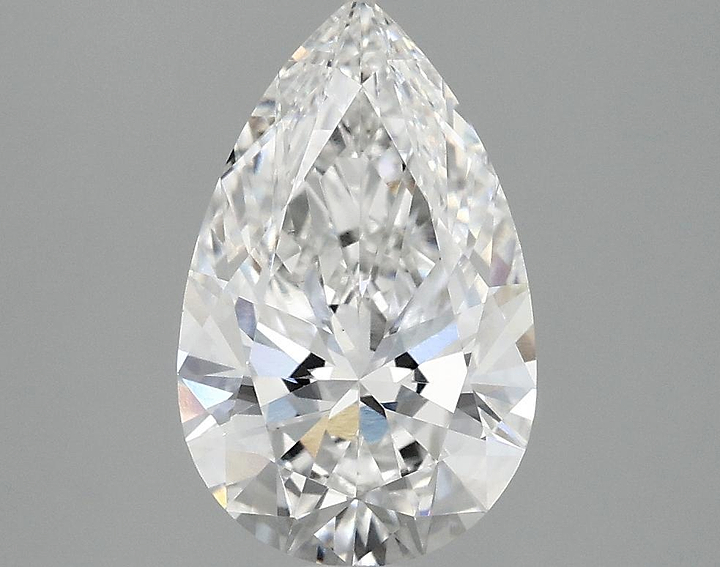 2.23 Carat Pear Shaped Ideal Cut VVS2 IGI Certified Lab Grown Diamond