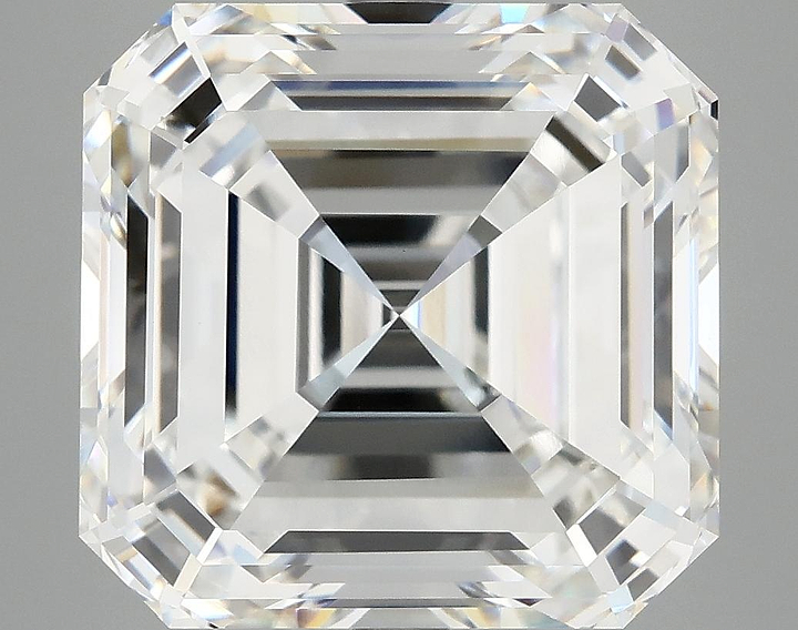 10.04 Carat Asscher Shaped Ideal Cut VVS2 IGI Certified Lab Grown Diamond