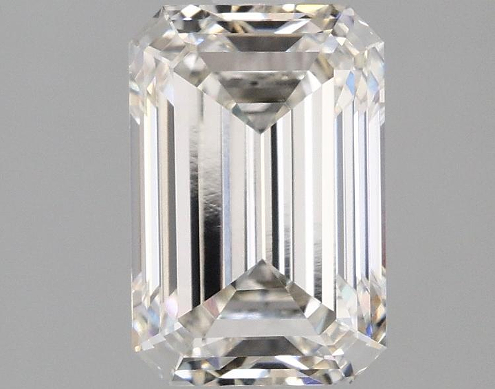 1.97 Carat Emerald Shaped Excellent Cut VVS2 IGI Certified Lab Grown Diamond