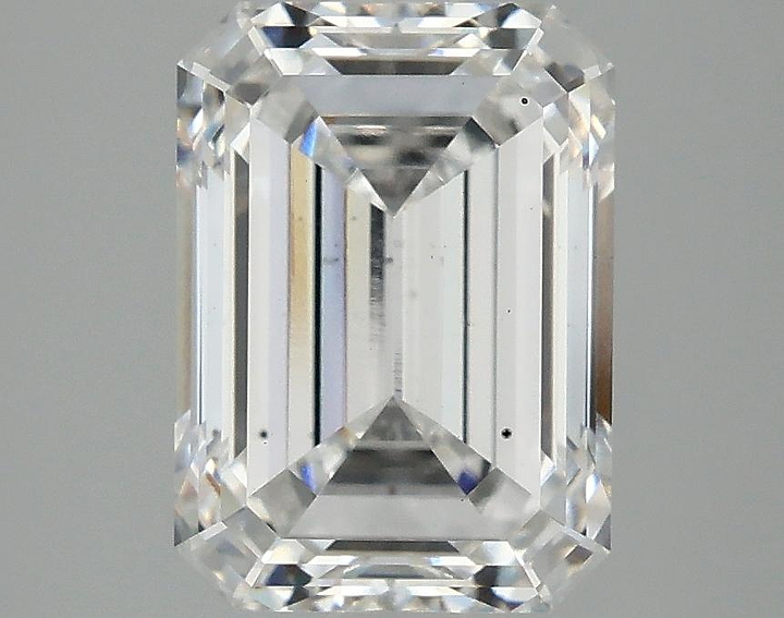 3.07 Carat Emerald Shaped Excellent Cut SI1 IGI Certified Lab Grown Diamond