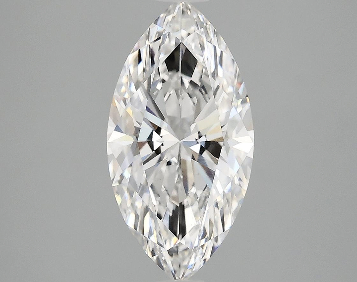 2.1 Carat Marquise Shaped Ideal Cut VS1 IGI Certified Lab Grown Diamond