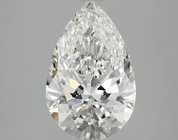 2.46 Carat Pear Shaped Ideal Cut VS1 IGI Certified Lab Grown Diamond