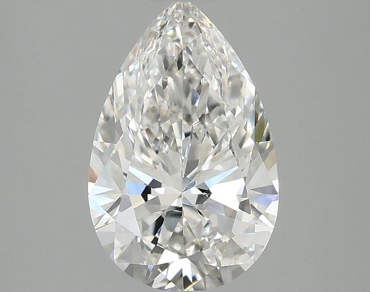 2.02 Carat Pear Shaped Ideal Cut VVS2 IGI Certified Lab Grown Diamond