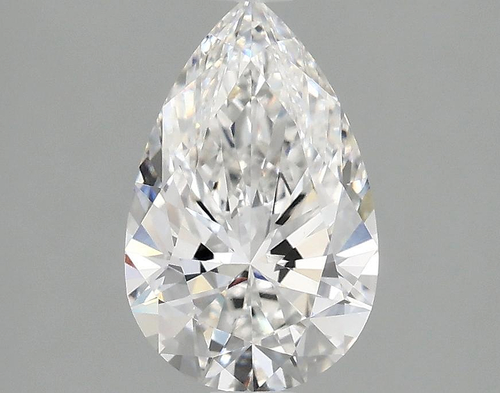 1.54 Carat Pear Shaped Ideal Cut VVS2 IGI Certified Lab Grown Diamond