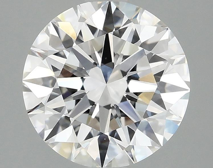 2.52 Carat Round Shaped Ideal Cut VVS2 IGI Certified Lab Grown Diamond