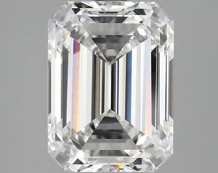 3.08 Carat Emerald Shaped Excellent Cut VS1 IGI Certified Lab Grown Diamond