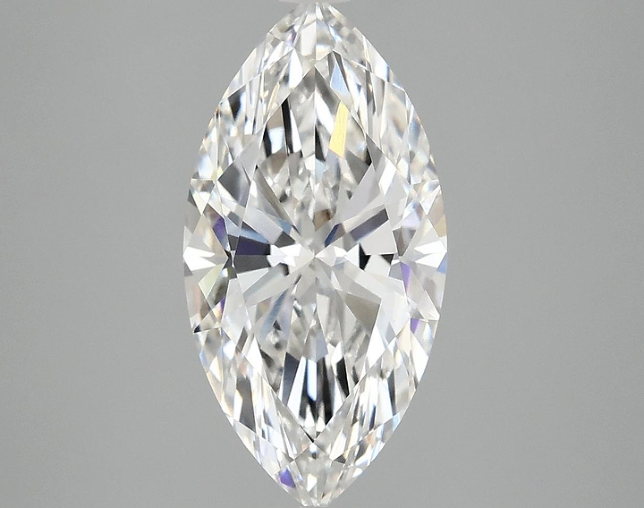 3.02 Carat Marquise Shaped Ideal Cut VVS2 IGI Certified Lab Grown Diamond