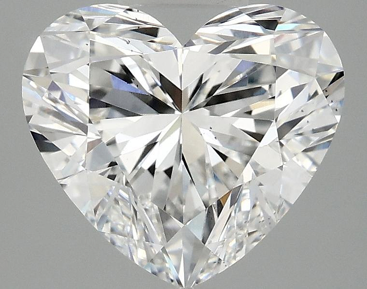 3.07 Carat Heart Shaped Ideal Cut VS2 IGI Certified Lab Grown Diamond