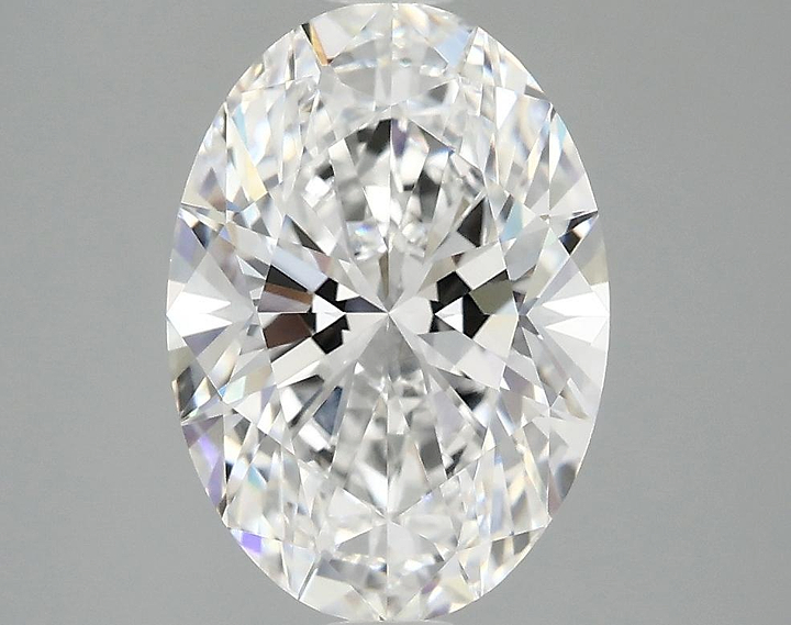 3.03 Carat Oval Shaped Ideal Cut VVS2 IGI Certified Lab Grown Diamond