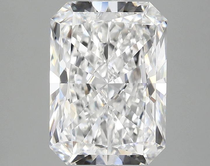 3.08 Carat Radiant Shaped Ideal Cut VVS2 IGI Certified Lab Grown Diamond