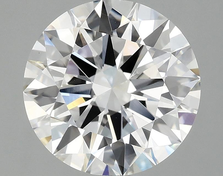 3.07 Carat Round Shaped Ideal Cut VVS2 IGI Certified Lab Grown Diamond