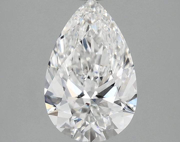 1.98 Carat Pear Shaped Ideal Cut VVS2 IGI Certified Lab Grown Diamond