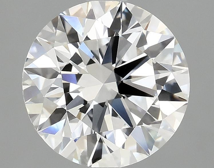 2.52 Carat Round Shaped Ideal Cut VVS2 IGI Certified Lab Grown Diamond