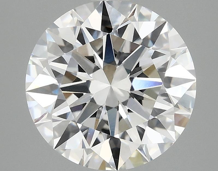 3.09 Carat Round Shaped Ideal Cut VVS2 IGI Certified Lab Grown Diamond