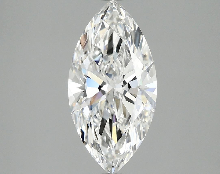 1.9 Carat Marquise Shaped Ideal Cut VVS2 IGI Certified Lab Grown Diamond