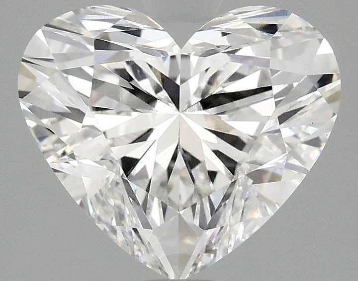 3.02 Carat Heart Shaped Ideal Cut VS1 IGI Certified Lab Grown Diamond