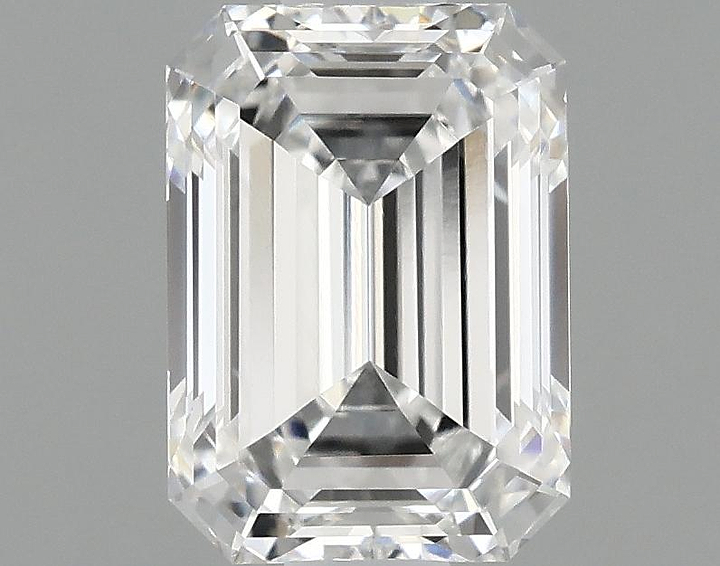 0.98 Carat Emerald Shaped Excellent Cut VVS2 IGI Certified Lab Grown Diamond