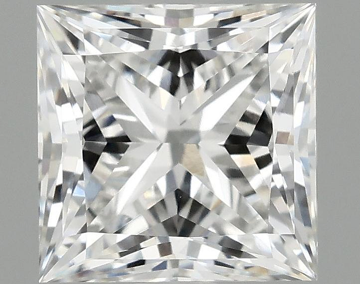1.57 Carat Princess Shaped Ideal Cut VVS2 IGI Certified Lab Grown Diamond