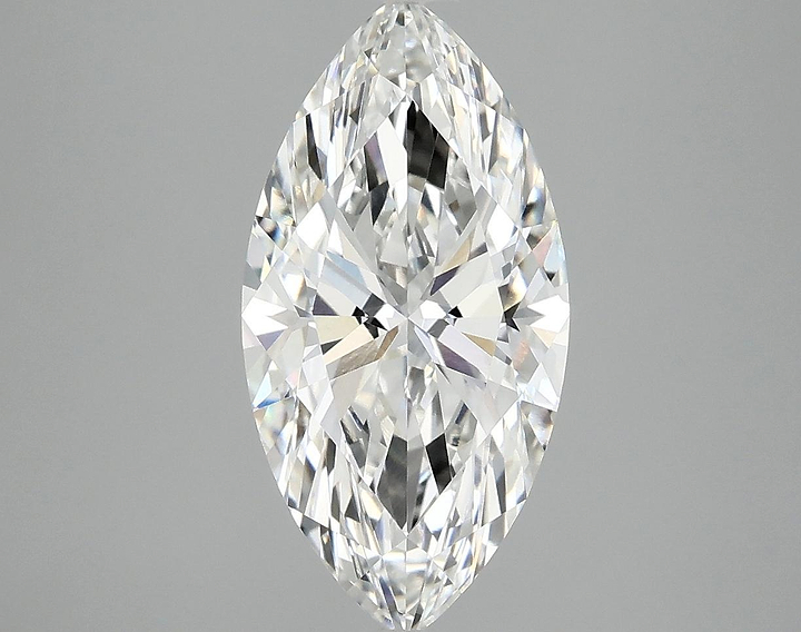 3.02 Carat Marquise Shaped Ideal Cut VVS2 IGI Certified Lab Grown Diamond