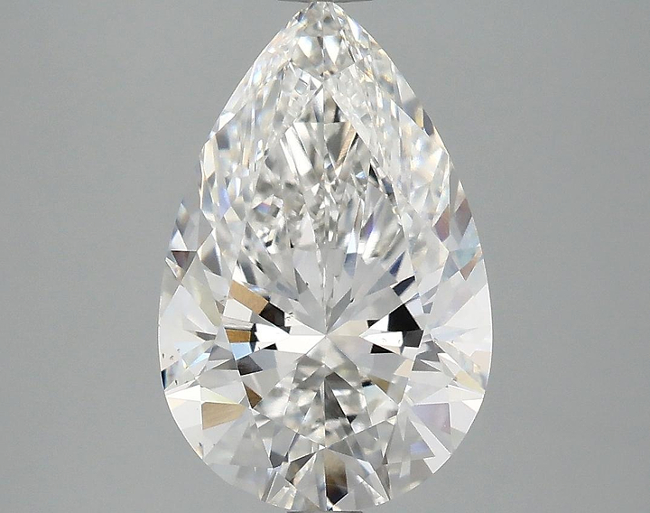 3.09 Carat Pear Shaped Ideal Cut VS2 IGI Certified Lab Grown Diamond