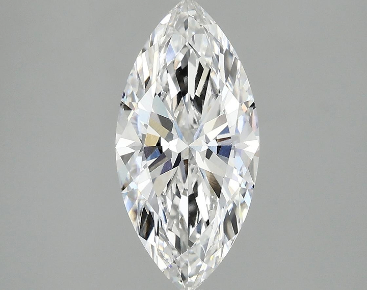 2.0 Carat Marquise Shaped Excellent Cut VVS2 IGI Certified Lab Grown Diamond