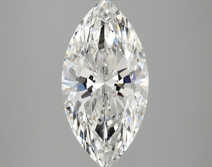 2.97 Carat Marquise Shaped Ideal Cut VVS2 IGI Certified Lab Grown Diamond