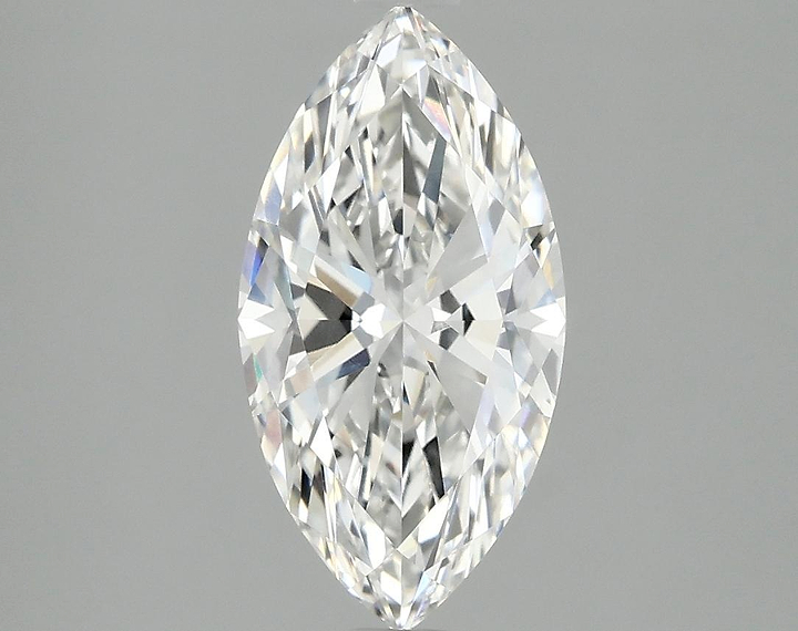 2.04 Carat Marquise Shaped Ideal Cut VVS2 IGI Certified Lab Grown Diamond