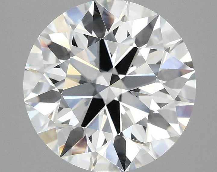 3.06 Carat Round Shaped Ideal Cut VVS2 IGI Certified Lab Grown Diamond