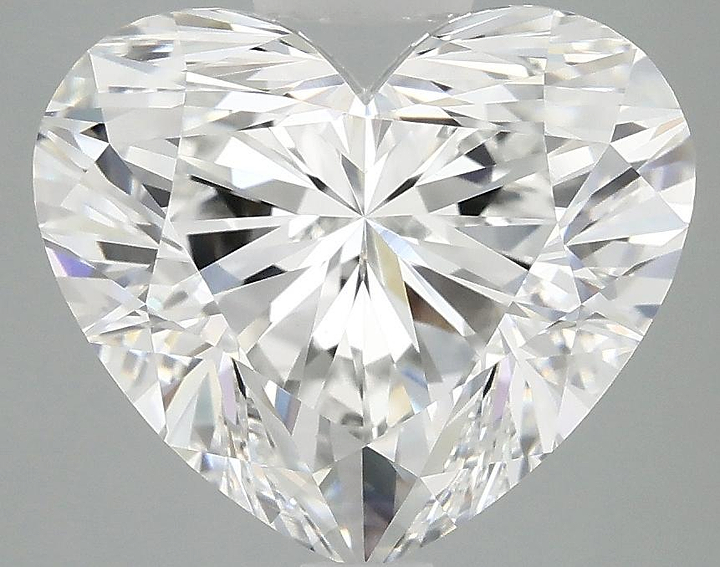 5.06 Carat Heart Shaped Excellent Cut VVS2 IGI Certified Lab Grown Diamond
