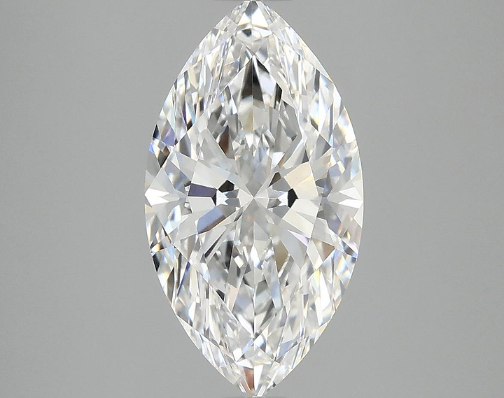 3.06 Carat Marquise Shaped Excellent Cut VVS2 IGI Certified Lab Grown Diamond