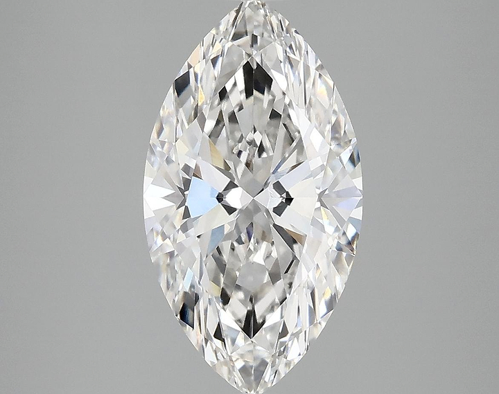 3.02 Carat Marquise Shaped Excellent Cut VVS2 IGI Certified Lab Grown Diamond