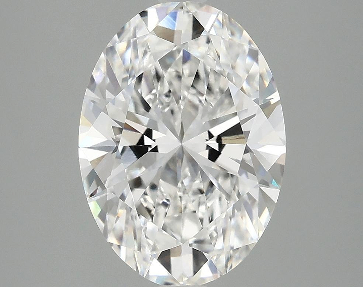 3.09 Carat Oval Shaped Ideal Cut VVS2 IGI Certified Lab Grown Diamond