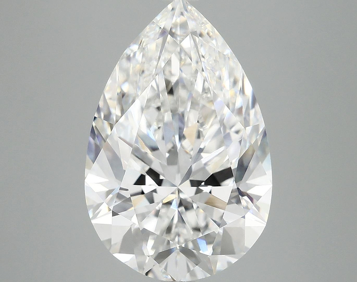 7.16 Carat Pear Shaped Excellent Cut VVS2 IGI Certified Lab Grown Diamond