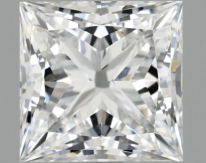 1.55 Carat Princess Shaped Ideal Cut VS1 IGI Certified Lab Grown Diamond