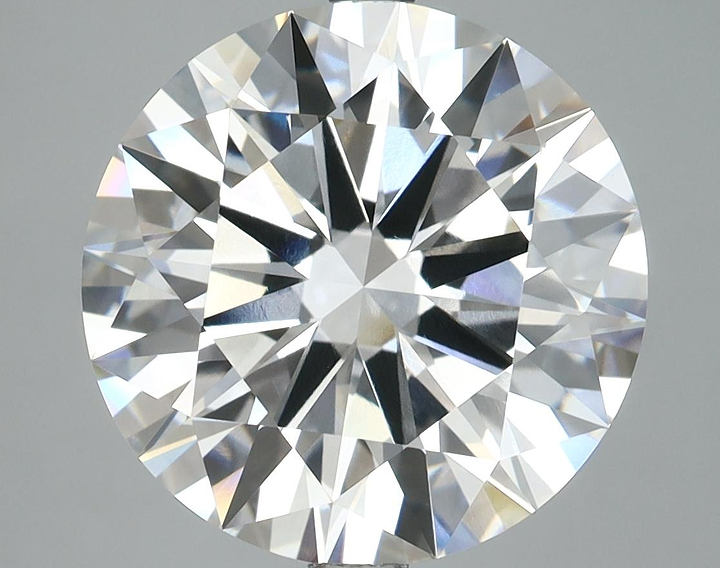 6.19 Carat Round Shaped Ideal Cut VVS2 IGI Certified Lab Grown Diamond