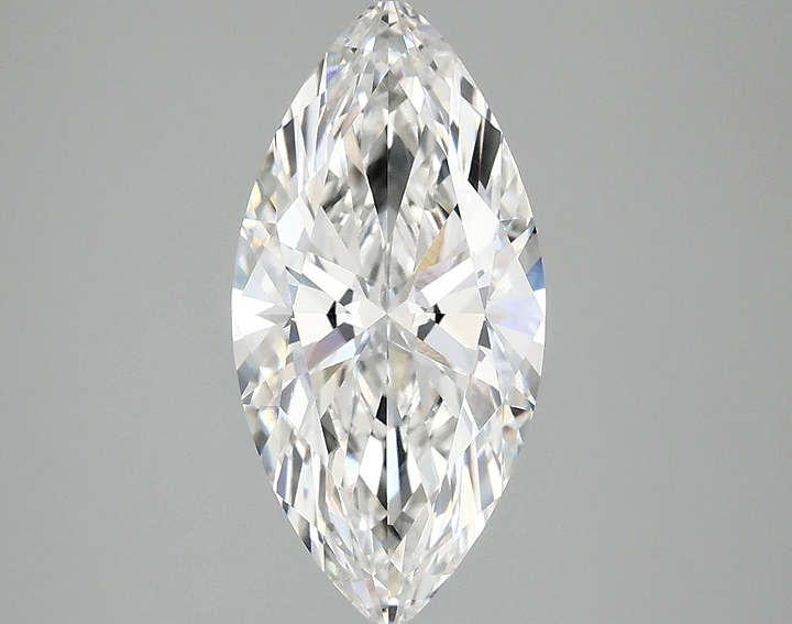 2.02 Carat Marquise Shaped Excellent Cut VVS2 IGI Certified Lab Grown Diamond