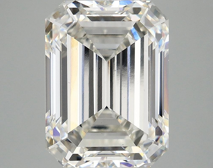 5.38 Carat Emerald Shaped Excellent Cut VS1 IGI Certified Lab Grown Diamond