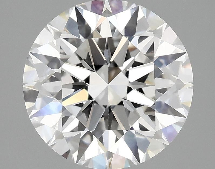 3.09 Carat Round Shaped Ideal Cut VVS2 IGI Certified Lab Grown Diamond