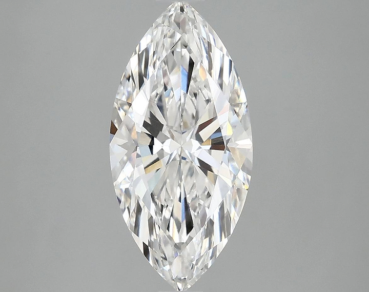 2.23 Carat Marquise Shaped Excellent Cut VVS2 IGI Certified Lab Grown Diamond
