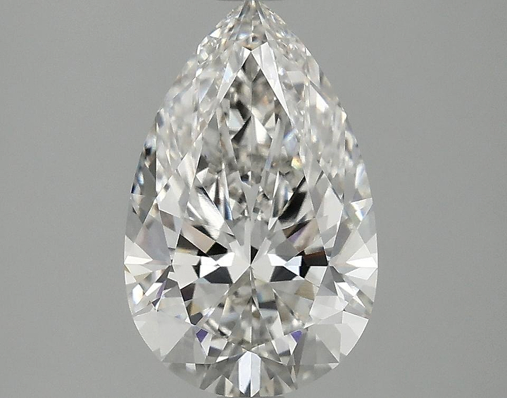 2.07 Carat Pear Shaped Ideal Cut VS1 IGI Certified Lab Grown Diamond