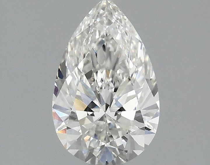 1.07 Carat Pear Shaped Ideal Cut VVS2 IGI Certified Lab Grown Diamond