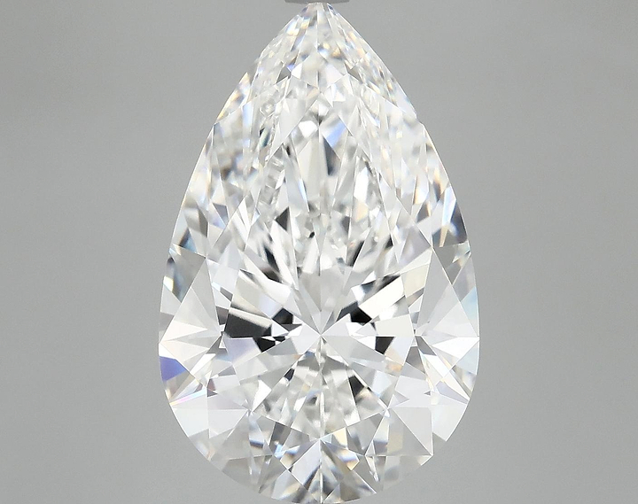 7.21 Carat Pear Shaped Ideal Cut VVS2 IGI Certified Lab Grown Diamond