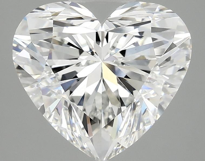 3.1 Carat Heart Shaped Ideal Cut VVS2 IGI Certified Lab Grown Diamond