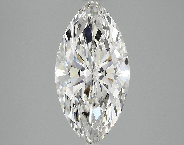 2.5 Carat Marquise Shaped Ideal Cut VVS2 IGI Certified Lab Grown Diamond