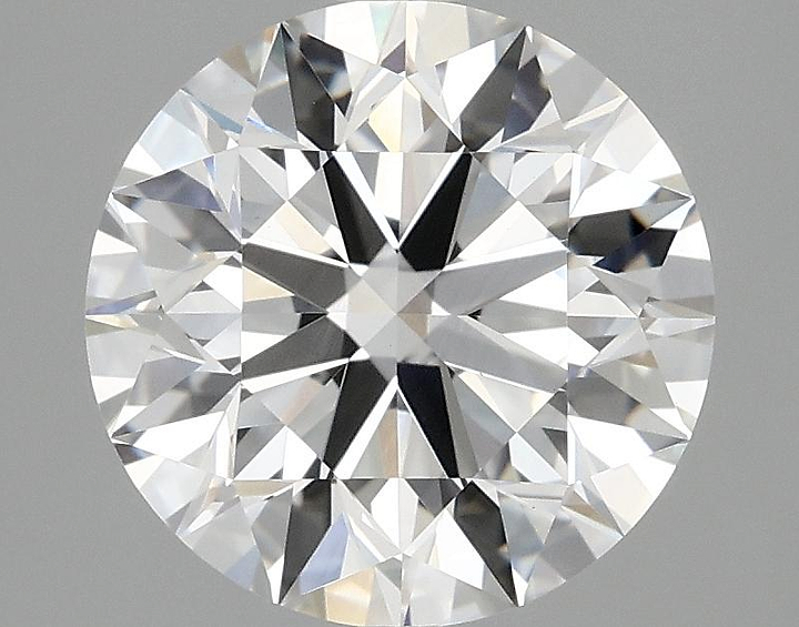 3.07 Carat Round Shaped Ideal Cut VVS2 IGI Certified Lab Grown Diamond