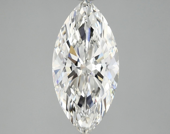 3.04 Carat Marquise Shaped Excellent Cut VVS2 IGI Certified Lab Grown Diamond
