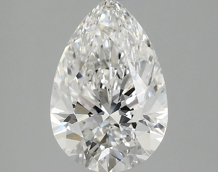 2.05 Carat Pear Shaped Excellent Cut VS2 IGI Certified Lab Grown Diamond