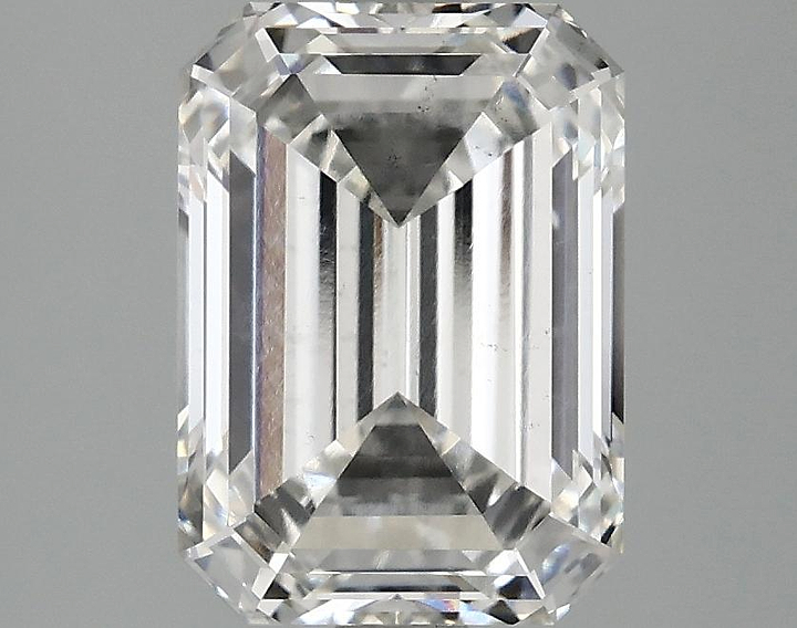 3.04 Carat Emerald Shaped Excellent Cut VS2 IGI Certified Lab Grown Diamond