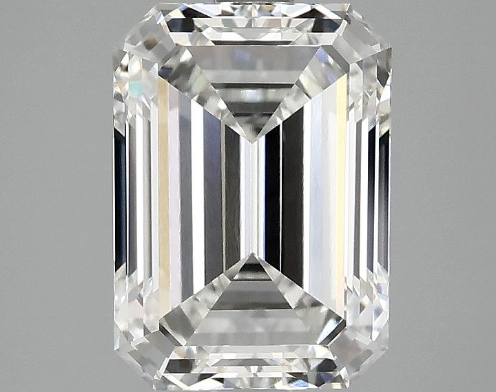 3.0 Carat Emerald Shaped Ideal Cut VVS2 IGI Certified Lab Grown Diamond